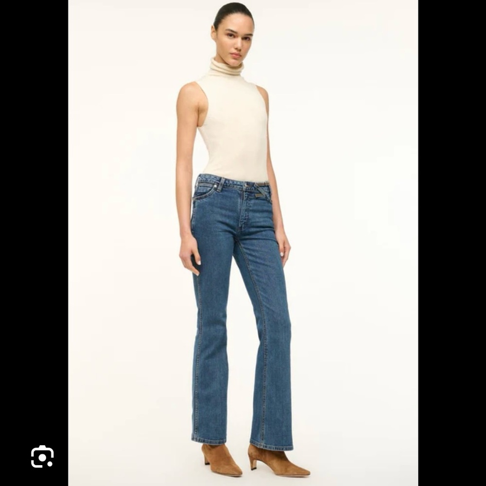 STAUD x Wrangler the Must Jeans in Indigo Wash 25x32